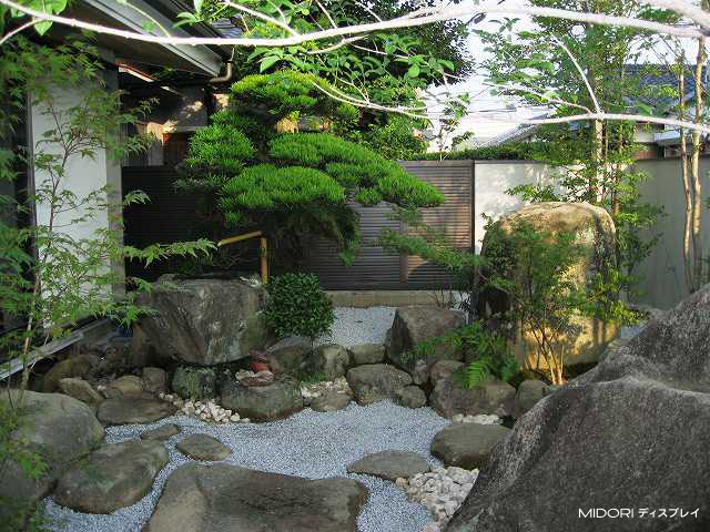 個人邸への造園施工