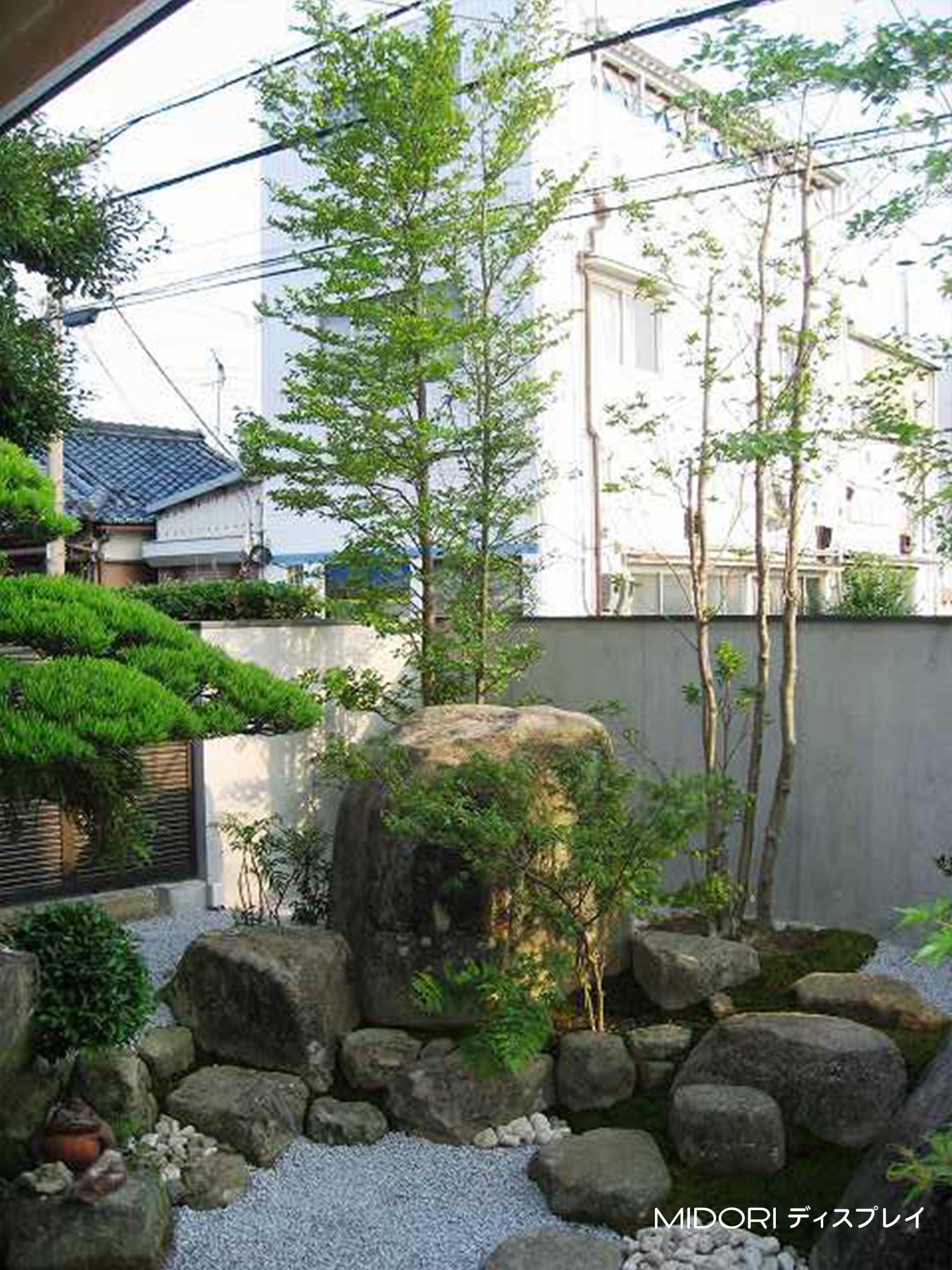 個人邸への造園施工