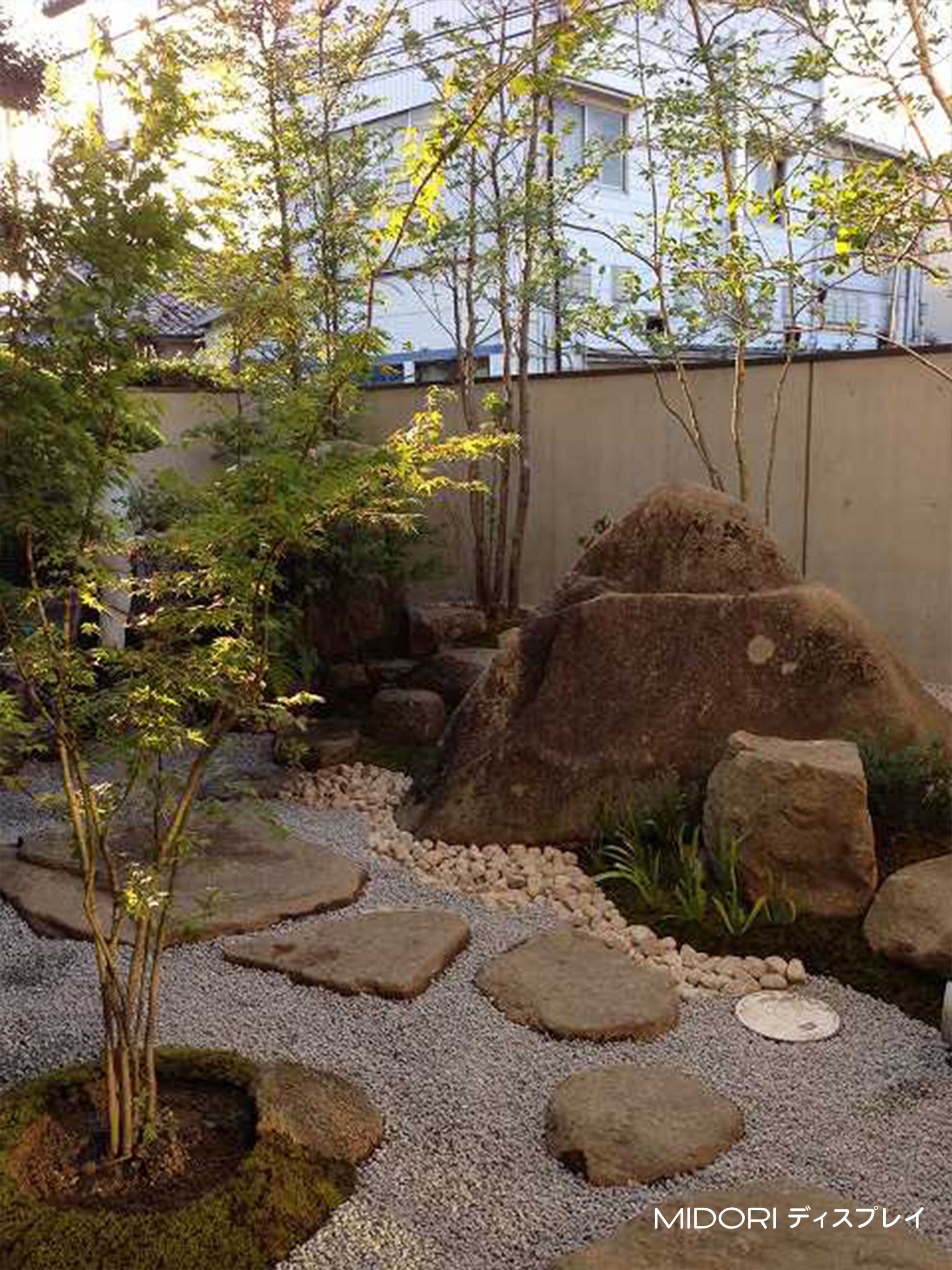 個人邸への造園施工