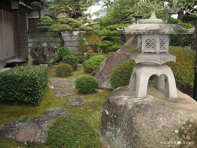 個人邸への造園施工